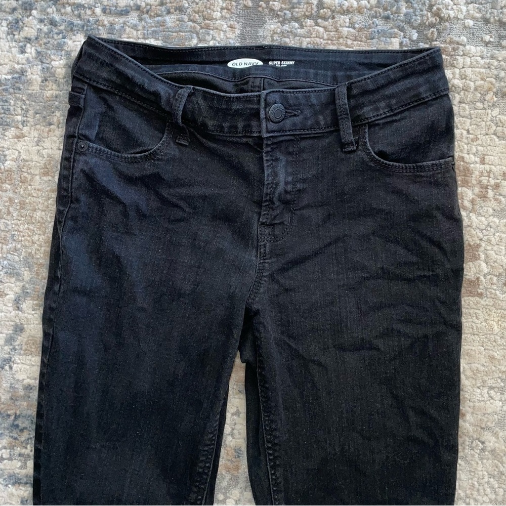 Old Navy super skinny mid-rise jeans size 0 - Picture 3 of 6